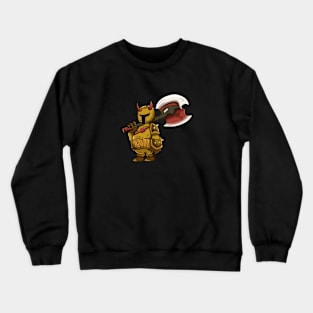 Armor Warrior Boy Illustration Crewneck Sweatshirt